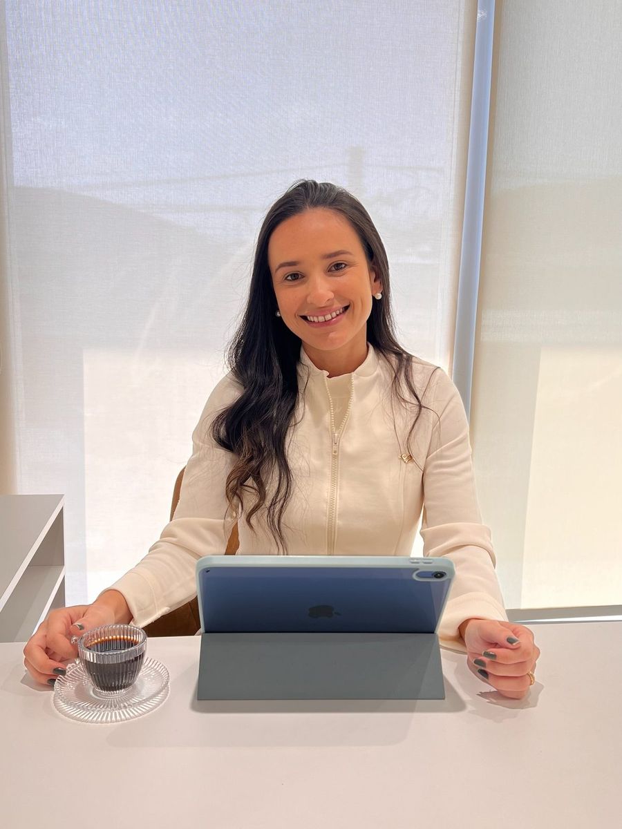 Rebeca Santa Rita no consultório em Piratininga, Niterói